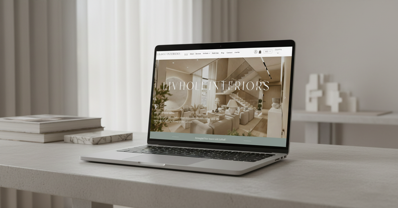 Livholi Studio Rebrand & Website